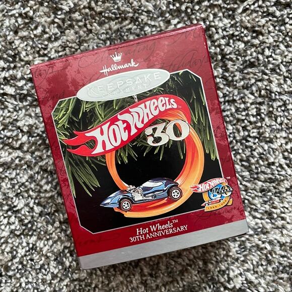 NIB Vintage Hallmark Ornament Hot Wheels 30th Anniversary 1998 - Picture 1 of 3